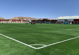Césped de fútbol